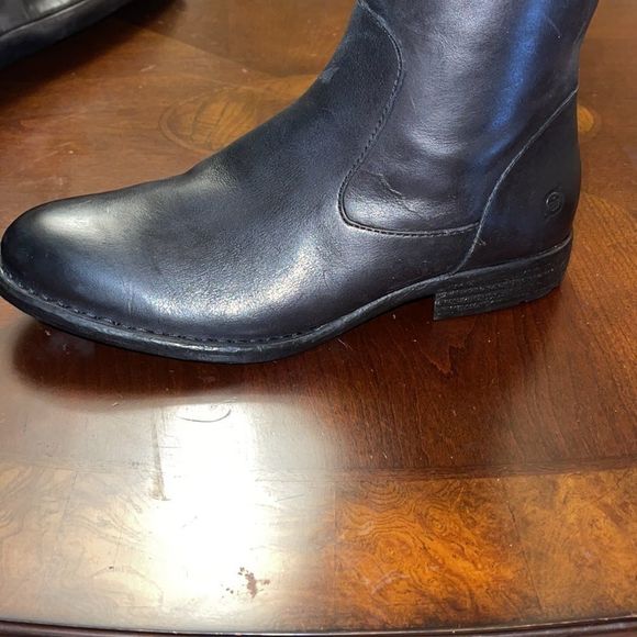 Born black tall boots size US 8 - Picture 4 of 15